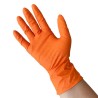 Guante de nitrilo diamantado naranja | MADEGOM Guante de nitrilo diamantado naranja | MADEGOM