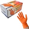 Guante de nitrilo diamantado naranja | MADEGOM Guante de nitrilo diamantado naranja | MADEGOM