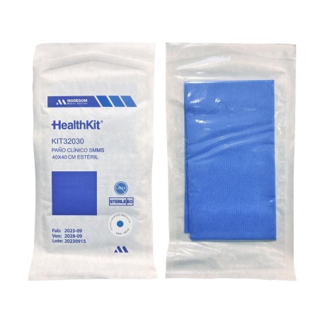 KIT PAÑO SMMS 40X40 ESTÉRIL Health Kit Madegom KIT PAÑO SMMS 40X40 ESTÉRIL Health Kit Madegom