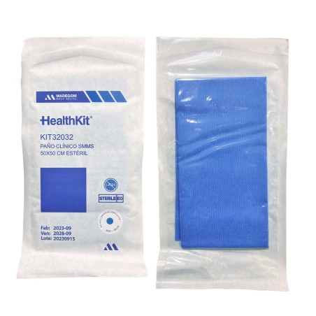 KIT PAÑO SMMS 50X50 ESTÉRIL Health Kit Madegom KIT PAÑO SMMS 50X50 ESTÉRIL Health Kit Madegom
