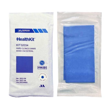 KIT PAÑO SMMS 60X60 ESTÉRIL Health Kit Madegom KIT PAÑO SMMS 60X60 ESTÉRIL Health Kit Madegom