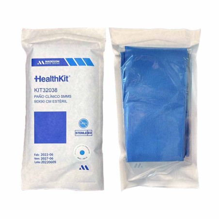 KIT PAÑO SMMS 90X90 ESTÉRIL Health Kit Madegom KIT PAÑO SMMS 90X90 ESTÉRIL Health Kit Madegom