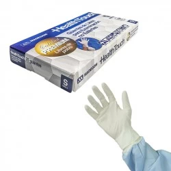 LATEX - Guantes de examen sin polvo (médicos), blanco natural, 0.22 oz, 6  mil, CE, FDA, caja de 10 cajas, 95/caja (protección máxima), extra grandes